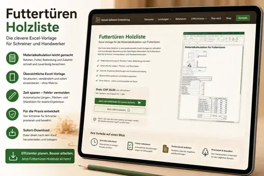 Futtertüre Holzliste